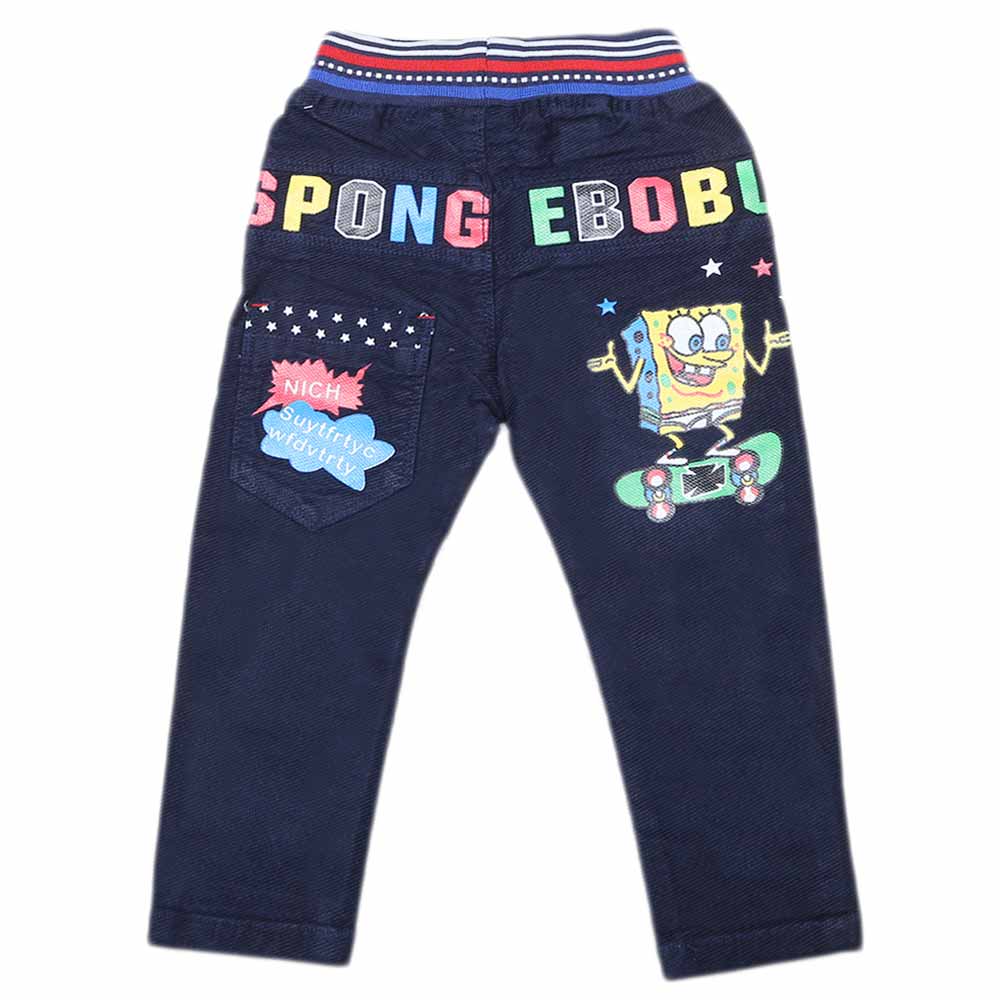 Boys Corduroy Pant - Navy Blue, Kids, Boys Pants, Chase Value, Chase Value