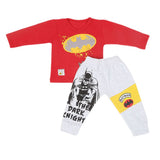 Newborn Boys Suit Full Sleeves (01019) - Red, Kids, NB Boys Sets And Suits, Chase Value, Chase Value