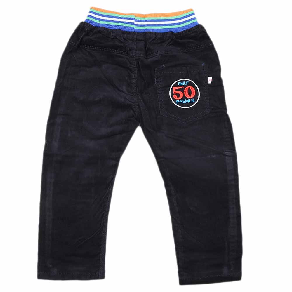 Boys Corduroy Pant - Black, Kids, Boys Pants, Chase Value, Chase Value