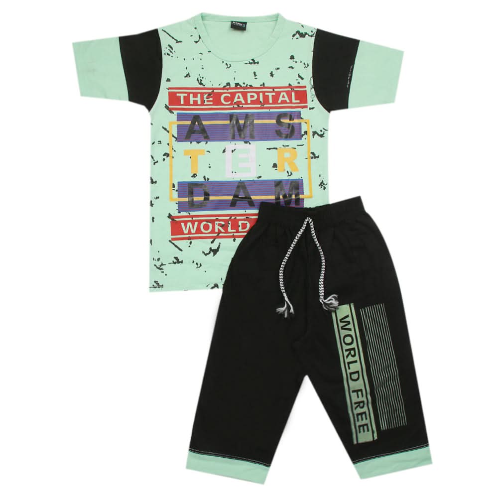 Boys Short Suit - Sea Green, Boys Sets & Suits, Chase Value, Chase Value