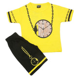 Boys Short Suit - Yellow, Kids, Boys Sets And Suits, Chase Value, Chase Value