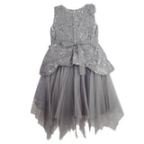 Girls Fancy Frock - Grey, Kids, Girls Frocks, Chase Value, Chase Value