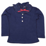 Girls Full Sleeves T Shirt - Navy Blue, Kids, Girls T-Shirts, Chase Value, Chase Value