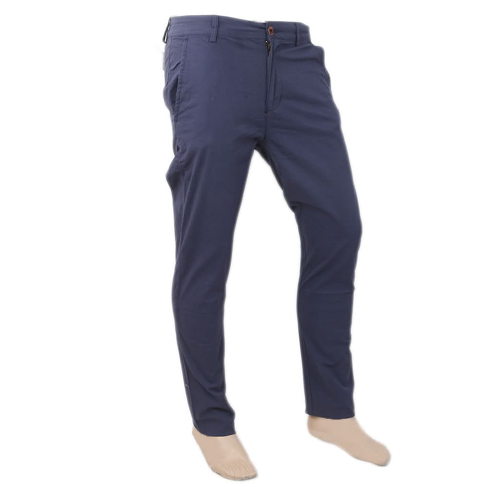 Men's Chino Pant - Navy Blue, Men, Casual Pants And Jeans, Chase Value, Chase Value