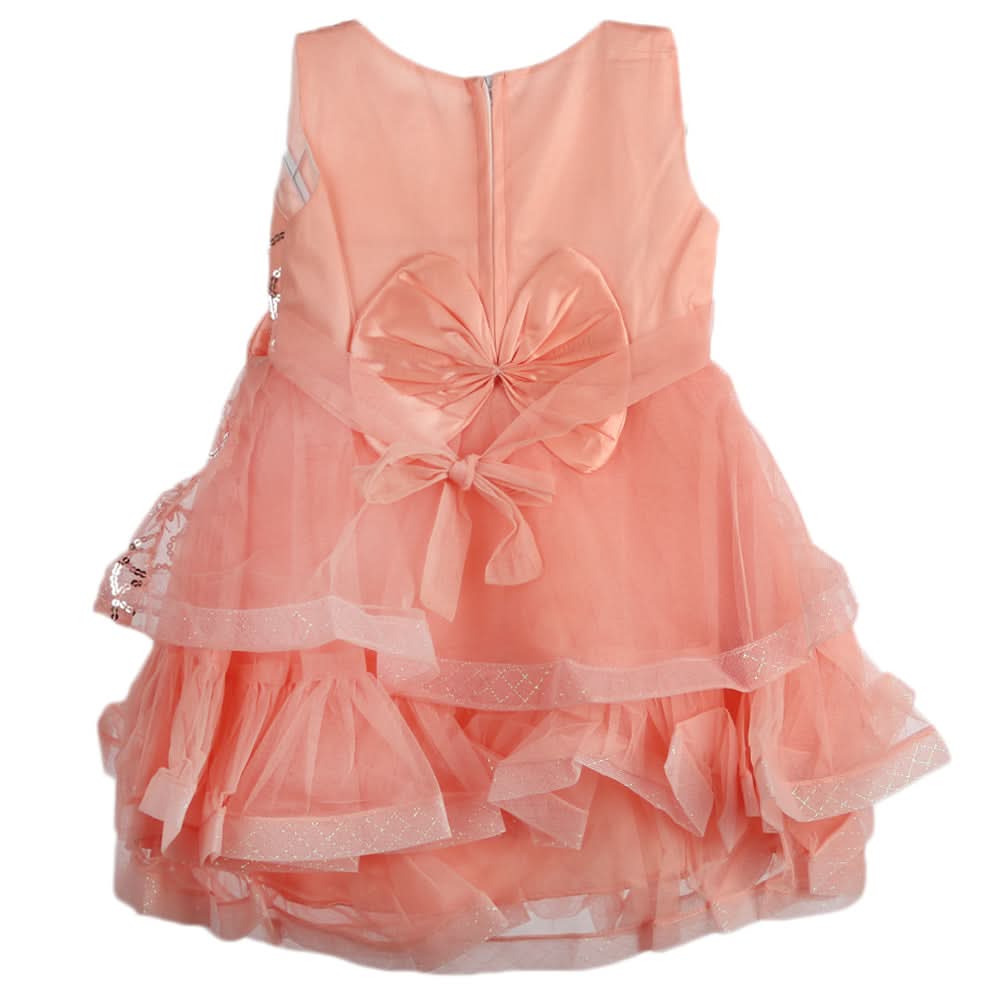 Girls Fancy Frock - Pink, Girls Frocks, Chase Value, Chase Value