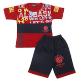 Boys Short Suit - Maroon, Kids, Boys Sets And Suits, Chase Value, Chase Value