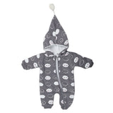 Newborn Boys Full Sleeves Romper - Grey, Kids, New Born Boys Rompers, Chase Value, Chase Value