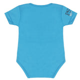 Newborn Karachi Kings Half Sleeves Romper - Blue, Kids, New Born Boys Rompers, Kids, New Born Girls Rompers, Chase Value, Chase Value