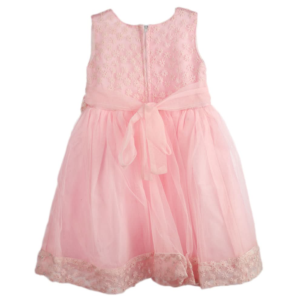 Girls Fancy Frock - Light Pink, Kids, Girls Frocks, Chase Value, Chase Value