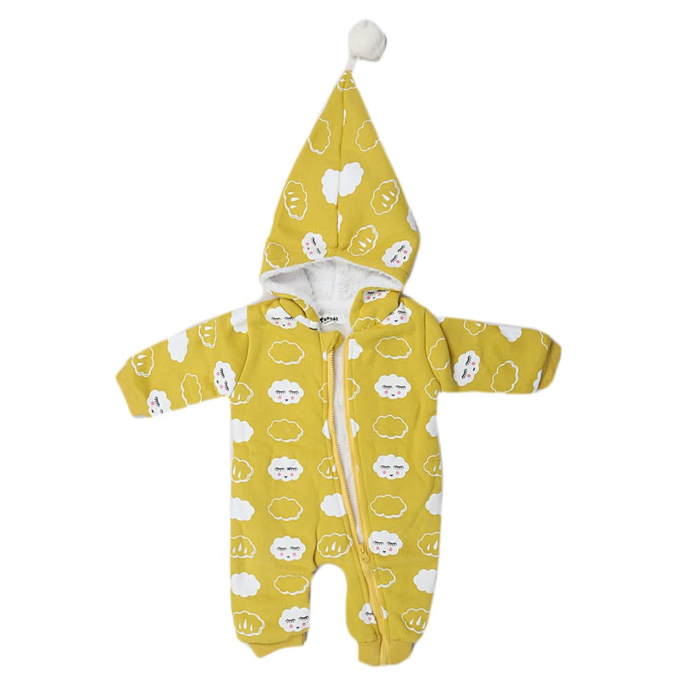 Newborn Boys Full Sleeves Romper - Yellow, Kids, New Born Boys Rompers, Chase Value, Chase Value