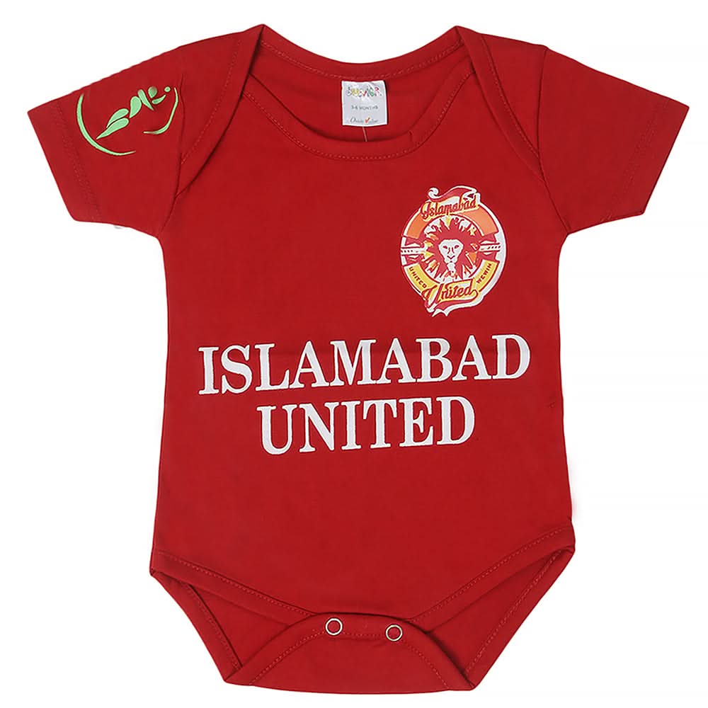 Newborn Islamabad United Half Sleeves Romper - Red, Kids, New Born Boys Rompers, Kids, New Born Girls Rompers, Chase Value, Chase Value