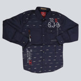 Boys Casual Shirt Full Sleeves - Nay Blue, Kids, Boys Shirts, Chase Value, Chase Value