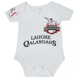 Newborn Lahore Qalandars Half Sleeves Romper - White, Kids, New Born Boys Rompers, Kids, New Born Girls Rompers, Chase Value, Chase Value