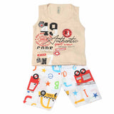 Boys Sando Suit - Beige, Kids, Boys Sets And Suits, Chase Value, Chase Value