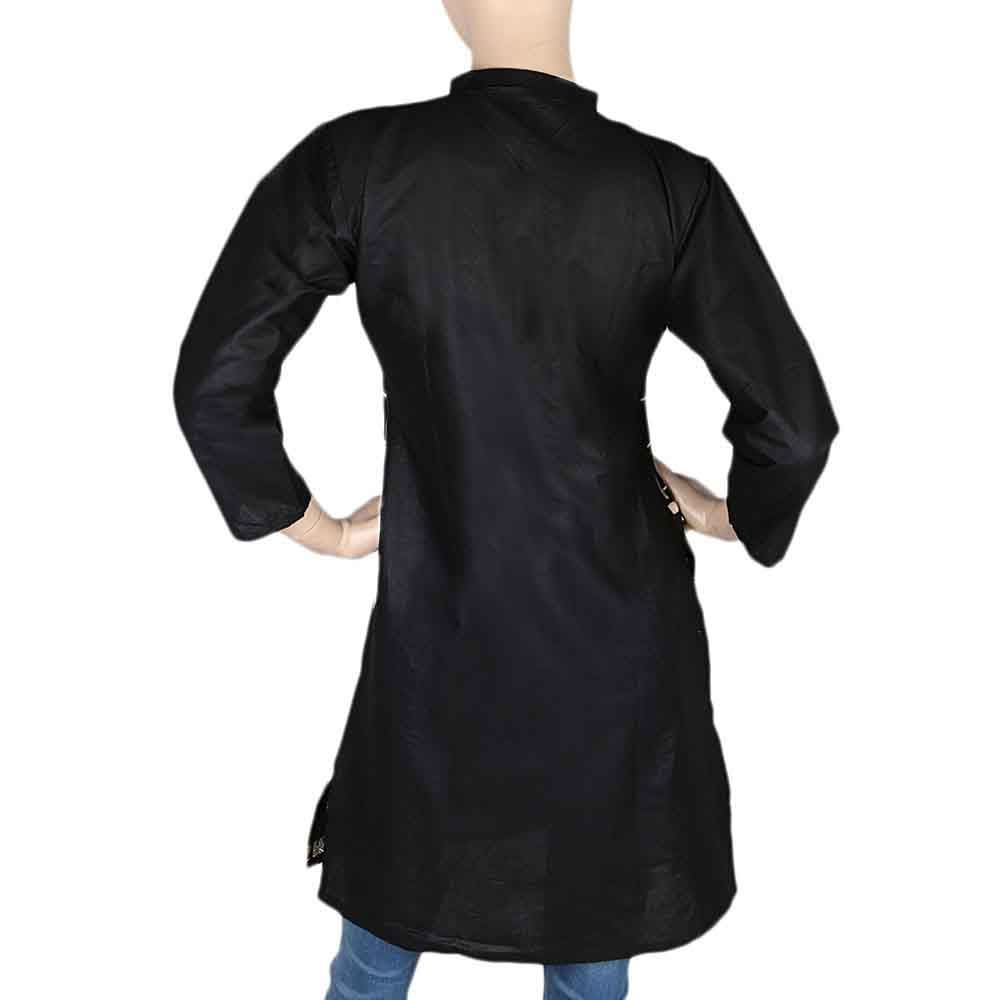 Women's Embroidered Kurti - Black, Women's Fashion, Chase Value, Chase Value