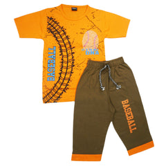 Boys Short Suit - Orange, Kids, Boys Sets And Suits, Chase Value, Chase Value