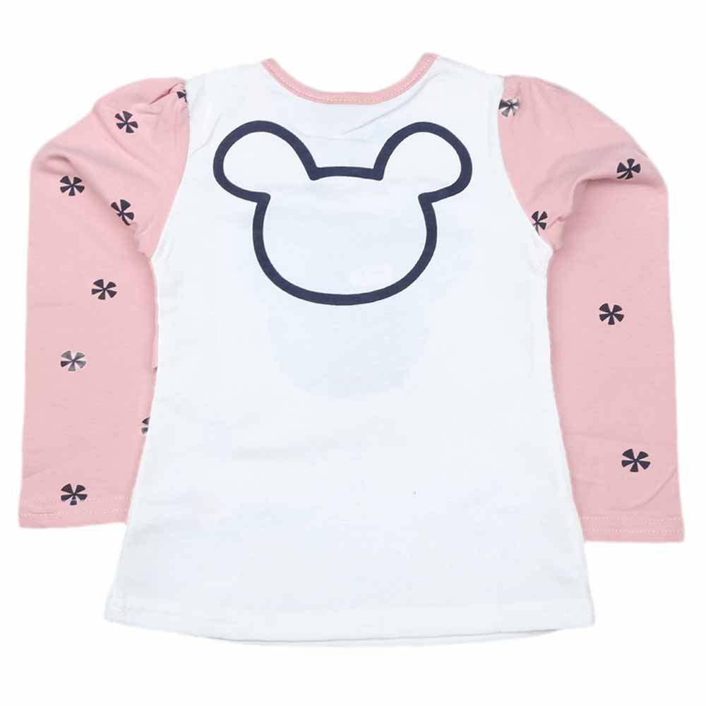Girls Full Sleeves T Shirt 2 Pcs - Peach, Kids, Girls T-Shirts, Chase Value, Chase Value