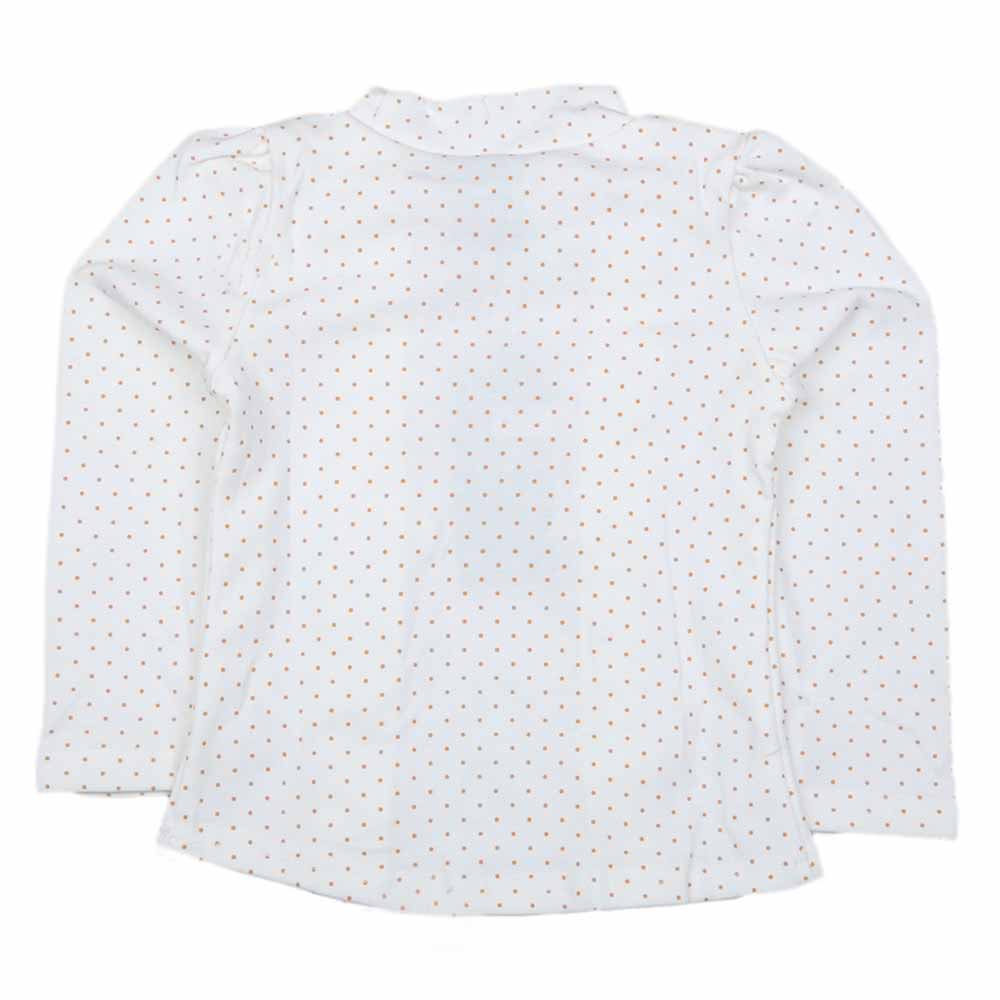 Girls Full Sleeves T Shirt - White, Kids, Girls T-Shirts, Chase Value, Chase Value