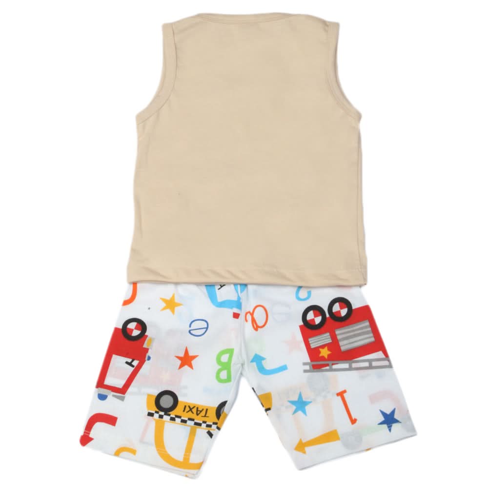 Boys Sando Suit - Beige, Kids, Boys Sets And Suits, Chase Value, Chase Value