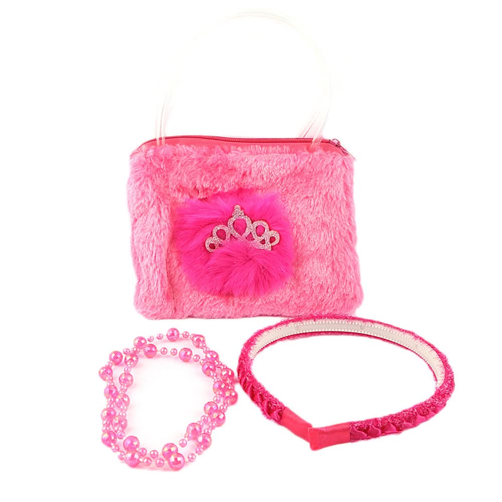 Girls Mala Gift Set - Dark Pink, Kids, Jewellery Sets, Chase Value, Chase Value