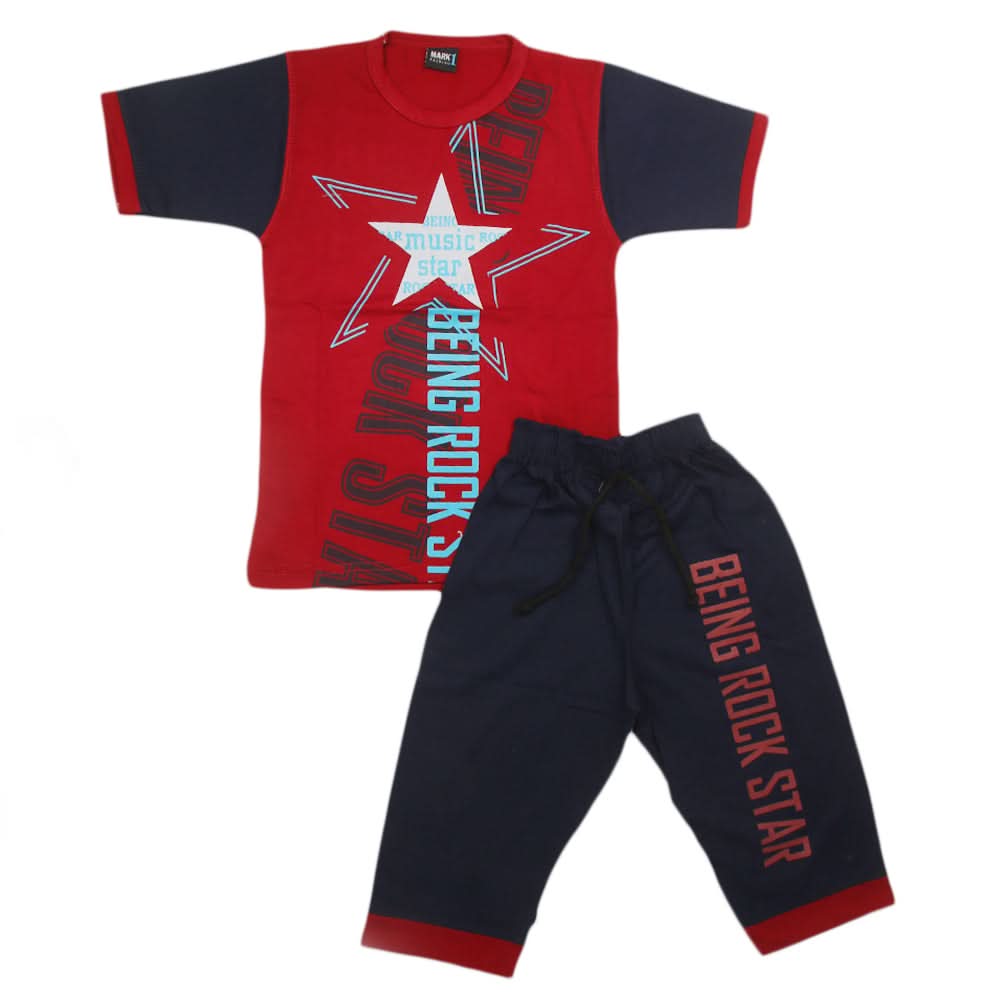 Boys Short Suit - Maroon, Boys Sets & Suits, Chase Value, Chase Value
