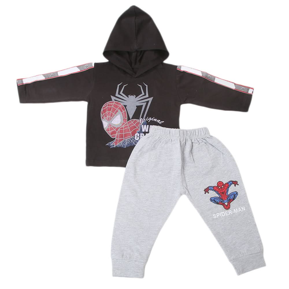 Newborn Boys Full Sleeves Suit (01023) - Black, Kids, NB Boys Sets And Suits, Chase Value, Chase Value