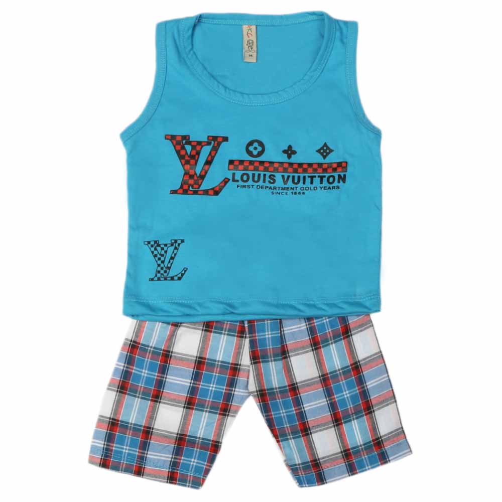 Boys Sando Suit - Blue, Kids, Boys Sets And Suits, Chase Value, Chase Value