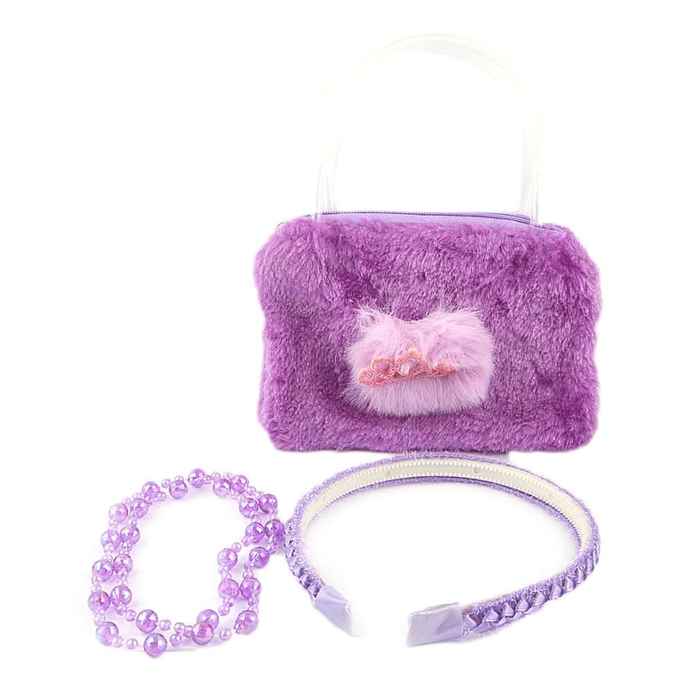 Girls Mala Gift Set - Purple, Kids, Jewellery Sets, Chase Value, Chase Value
