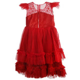 Girls Fancy Frock - Red, Girls Frocks, Chase Value, Chase Value