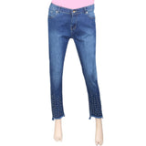 Women's Denim Pant - Blue, Women, Pants & Tights, Chase Value, Chase Value