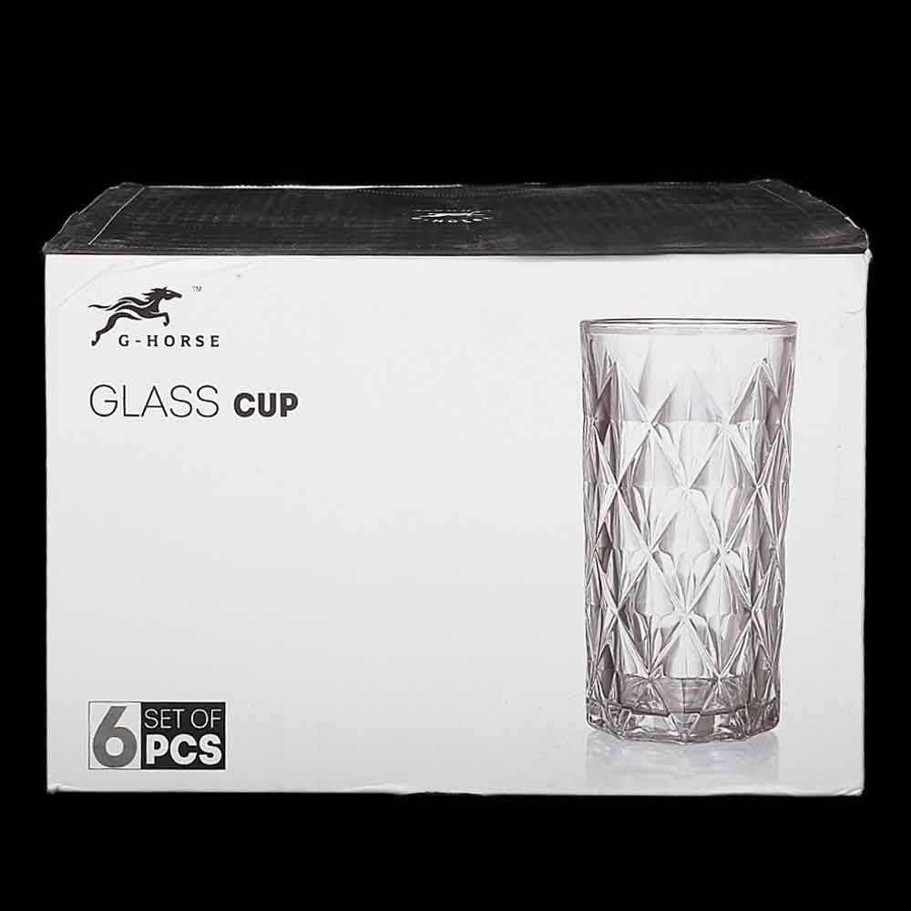 Glass Set 6 Pcs, Home & Lifestyle, Glassware & Drinkware, Chase Value, Chase Value