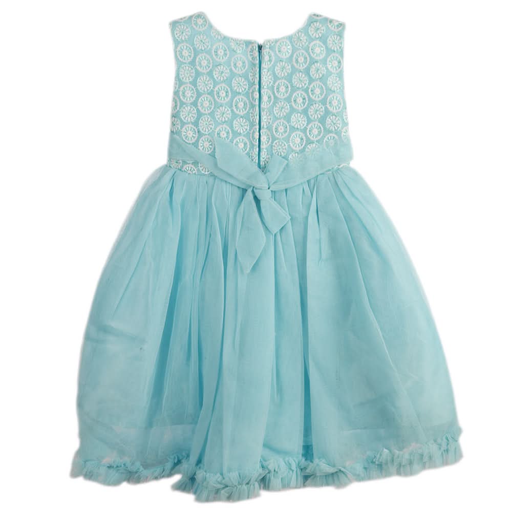 Girls Fancy Frock - Sky Blue, Kids, Girls Frocks, Chase Value, Chase Value