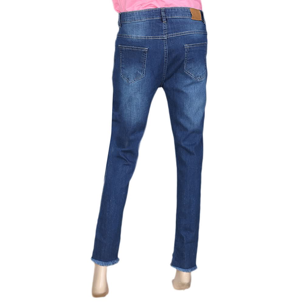 Women's Denim Pant - Blue, Women, Pants & Tights, Chase Value, Chase Value