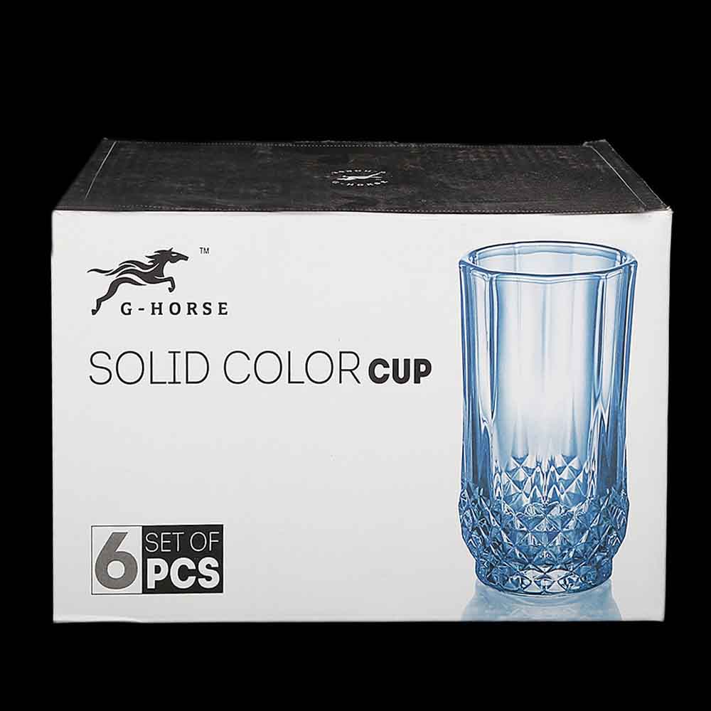 Colhor Glass 6 Pcs, Home & Lifestyle, Glassware & Drinkware, Chase Value, Chase Value