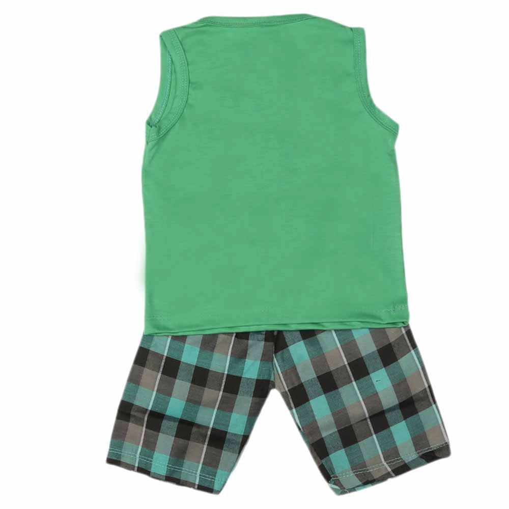 Boys Sando Suit - Green, Kids, Boys Sets And Suits, Chase Value, Chase Value