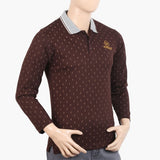 Men's Full Sleeves T-Shirt - Dark Brown, Men's T-Shirts & Polos, Chase Value, Chase Value