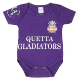 Newborn Quetta Gladiators Half Sleeves Romper - Purple, Kids, New Born Boys Rompers, Kids, New Born Girls Rompers, Chase Value, Chase Value