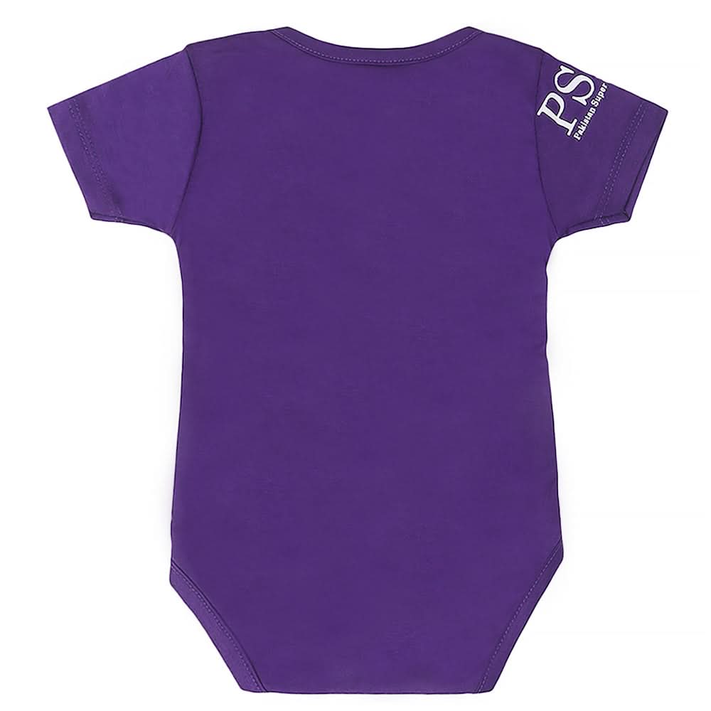 Newborn Quetta Gladiators Half Sleeves Romper - Purple, Kids, New Born Boys Rompers, Kids, New Born Girls Rompers, Chase Value, Chase Value