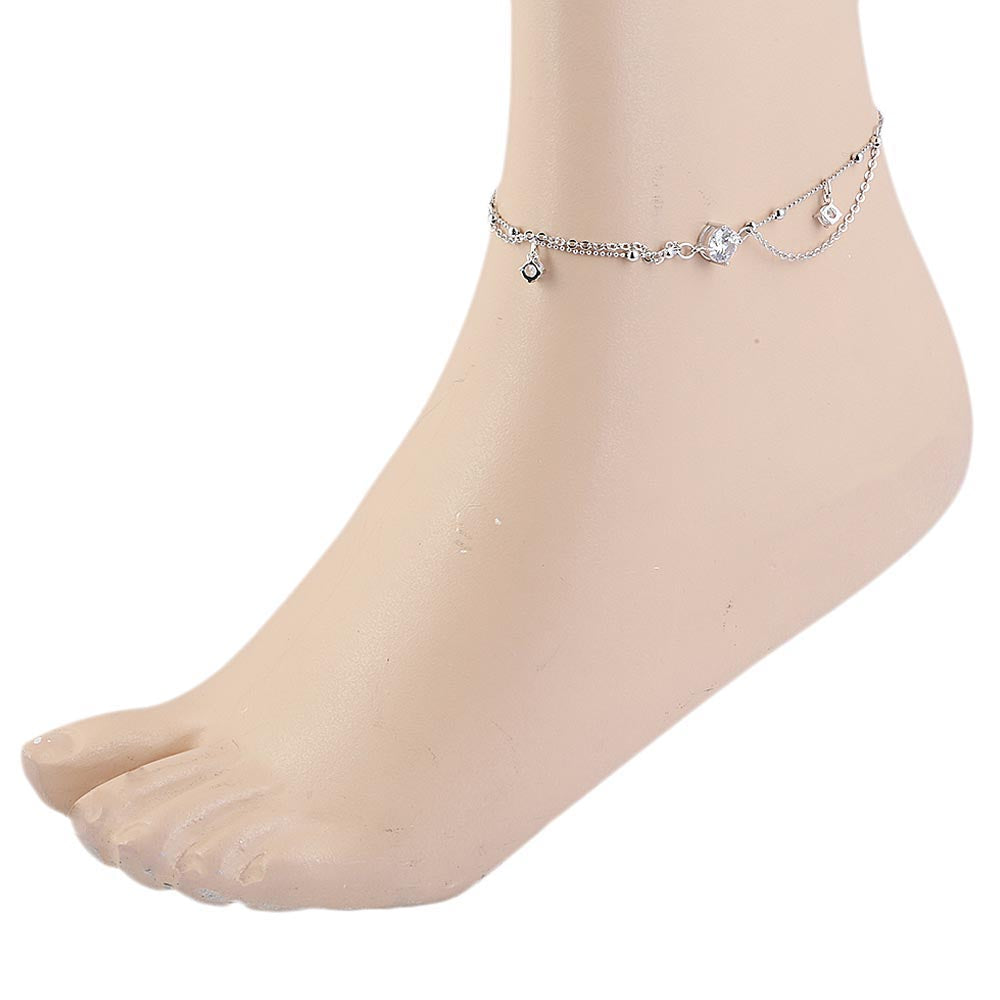Women's Anklet - Silver, Women, Foot Jewellery, Chase Value, Chase Value