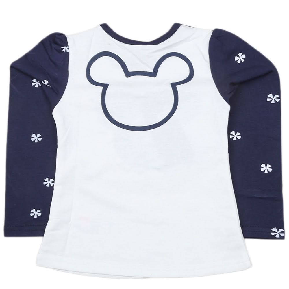 Girls Full Sleeves T Shirt 2 Pcs - Navy Blue, Kids, Girls T-Shirts, Chase Value, Chase Value