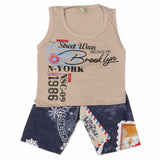 Boys Sando Suit - Beige, Kids, Boys Sets And Suits, Chase Value, Chase Value