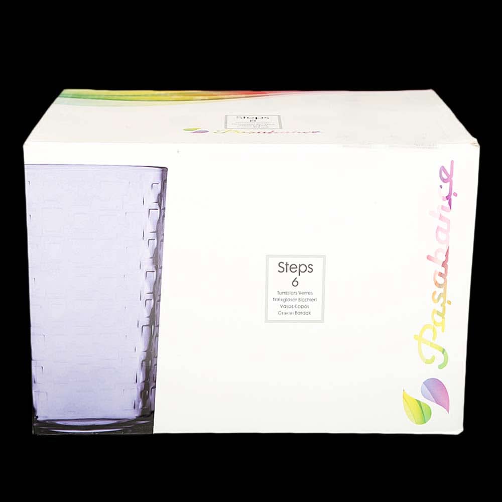 Steps Purple Glass 6 Pcs, Home & Lifestyle, Glassware & Drinkware, Chase Value, Chase Value