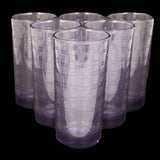 Steps Purple Glass 6 Pcs, Home & Lifestyle, Glassware & Drinkware, Chase Value, Chase Value