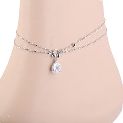 Women's Anklet - Silver, Women, Foot Jewellery, Chase Value, Chase Value