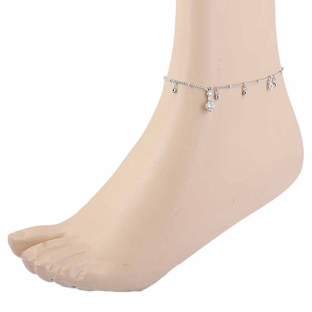 Women's Anklet - Silver, Women, Foot Jewellery, Chase Value, Chase Value