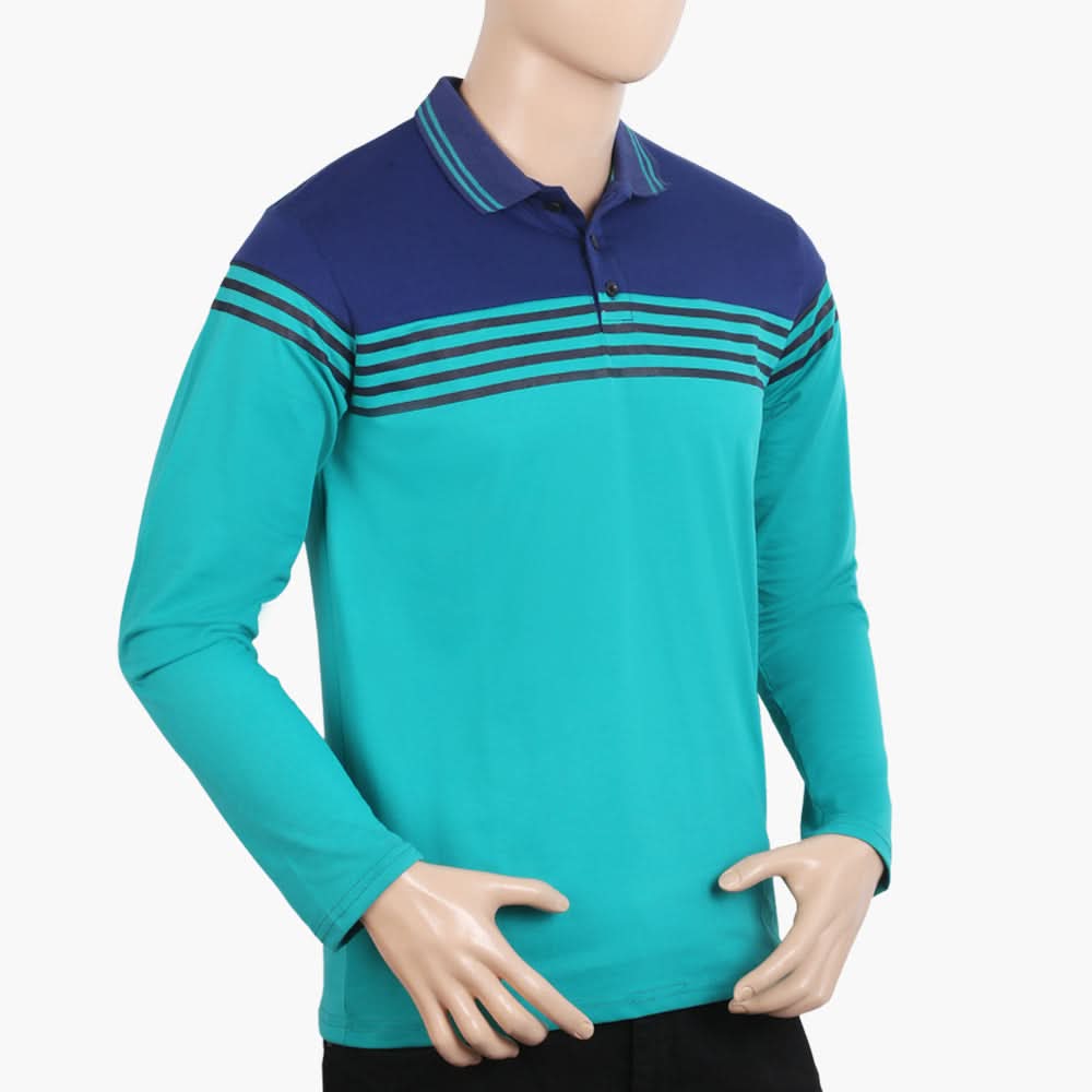 Men's Full Sleeves T-Shirt - Green, Men's T-Shirts & Polos, Chase Value, Chase Value