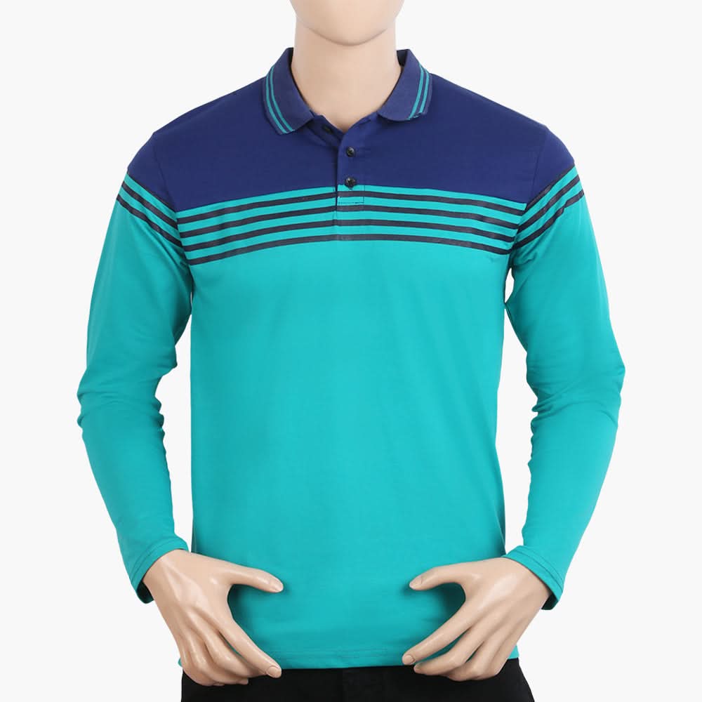 Men's Full Sleeves T-Shirt - Green, Men's T-Shirts & Polos, Chase Value, Chase Value