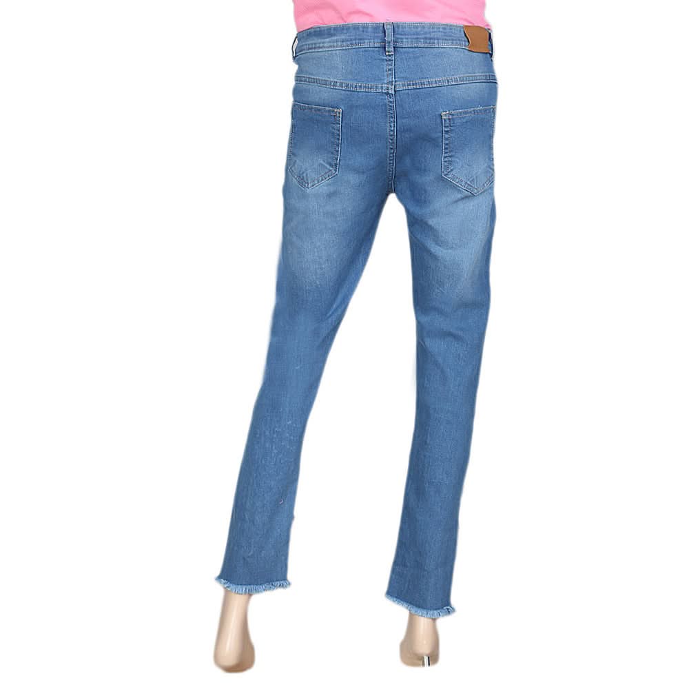 Women's Denim Pant - Light Blue, Women, Pants & Tights, Chase Value, Chase Value