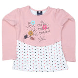 Girls Full Sleeves T Shirt 2 Pcs - Peach, Kids, Girls T-Shirts, Chase Value, Chase Value