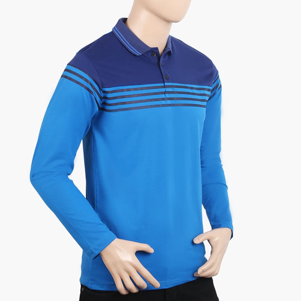 Men's Full Sleeves T-Shirt - Light Blue, Men's T-Shirts & Polos, Chase Value, Chase Value